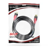 Интерфейсный кабель HDMI-HDMI SHIP SH6016-3P 30В Пол. пакет HDMI-HDMI 3м (iSH6016-3P) - фото 2