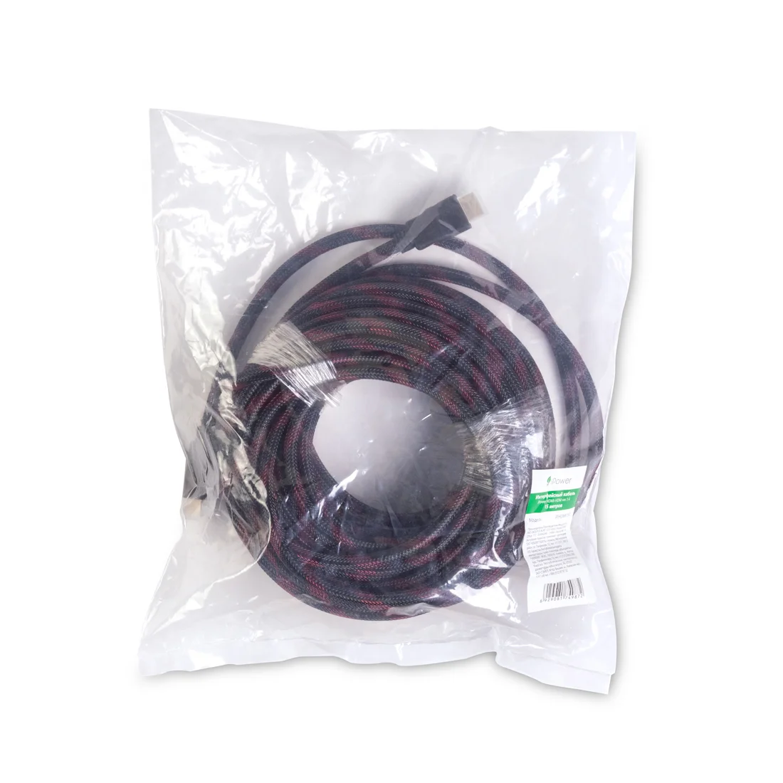 Интерфейсный кабель iPower HDMI-HDMI ver.1.4 20 м. 5 в. HDMI (m) - HDMI (m) 20м (ver.1.4) - фото 4