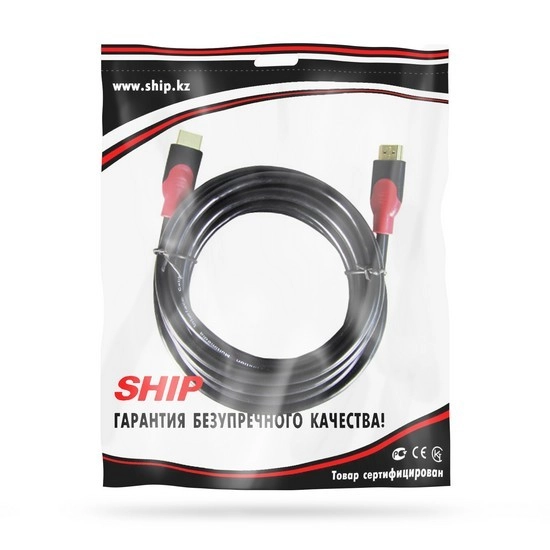 Интерфейсный кабель HDMI-HDMI SHIP SH6016-5P 30В Пол. пакет SH6016-5P - фото 3