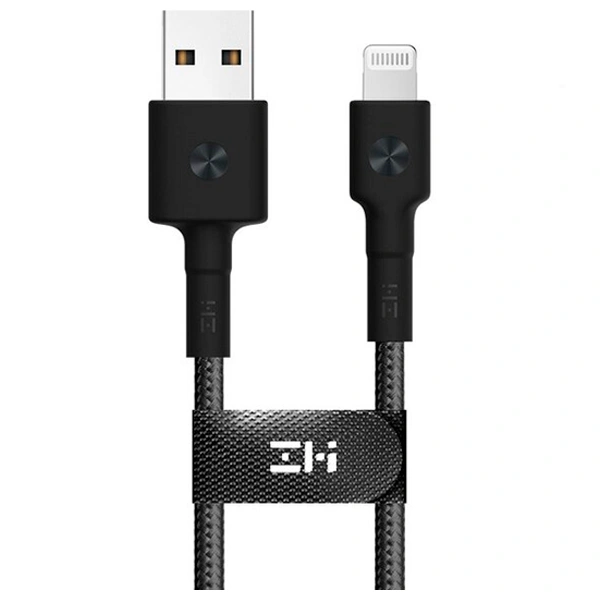 Кабель USB-A to Lightning ZMI AL803 / (MFi cертификация) (1m) Black