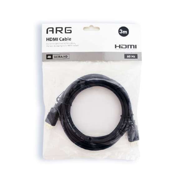 Кабель ARG HDMI – HDMI 3 м (HM 20-2)