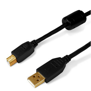 Интерфейсный кабель A-B SHIP SH7013-5B Hi-Speed USB 2.0 30В A-B 5м