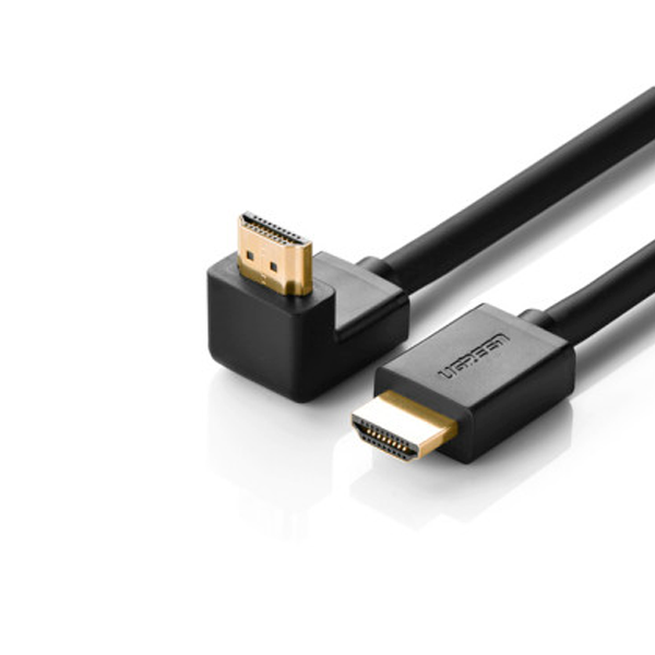 Кабель Ugreen HD103 HDMI Male To Male Right Angle 90 Degree - фото 3