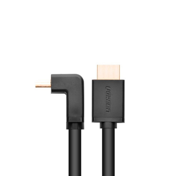 Кабель Ugreen HD103 HDMI Male To Male Right Angle 90 Degree - фото 2