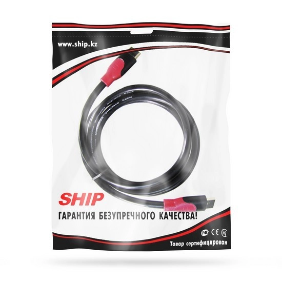 Интерфейсный кабель HDMI-HDMI SHIP SH6016-1.5P 30В Пол. пакет  - фото 3