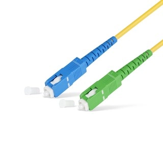 Патч Корд Оптоволоконный SC/UPC-SC/APC SM 9/125 Simplex 3.0мм 1 м SC/UPC-SC/APC SM 9/125 Simplex 3.0мм 1 м, LSZH