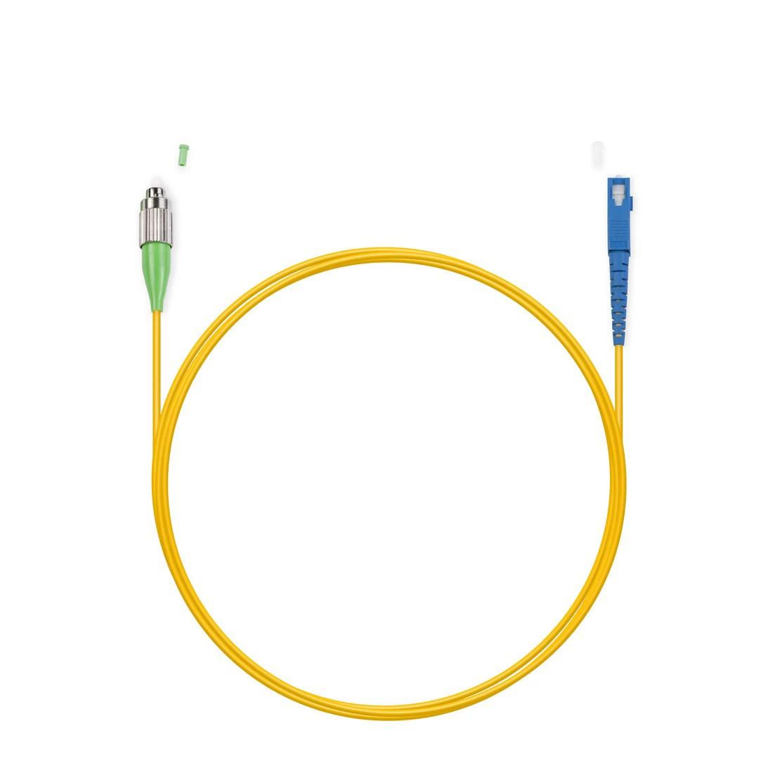 Патч Корд Оптоволоконный FC/APC-SC/UPC SM 9/125 Simplex 2.0мм 1 м  - фото 3