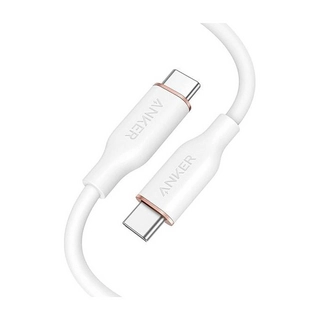 Интерфейсный кабель Anker PowerLine III Flow USB-C to USB-C (A8552H21) Белый