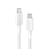 Интерфейсный кабель Anker 322 USB-C to USB-C Cable 1М (A81F5G21) Белый - фото 3