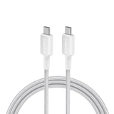 Интерфейсный кабель Anker 322 USB-C to USB-C Cable 1М (A81F5G21) Белый