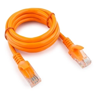 Патч-корд Cablexpert PP12-1M/O кат. 5e, 1м, литой, многожильный (оранжевый)