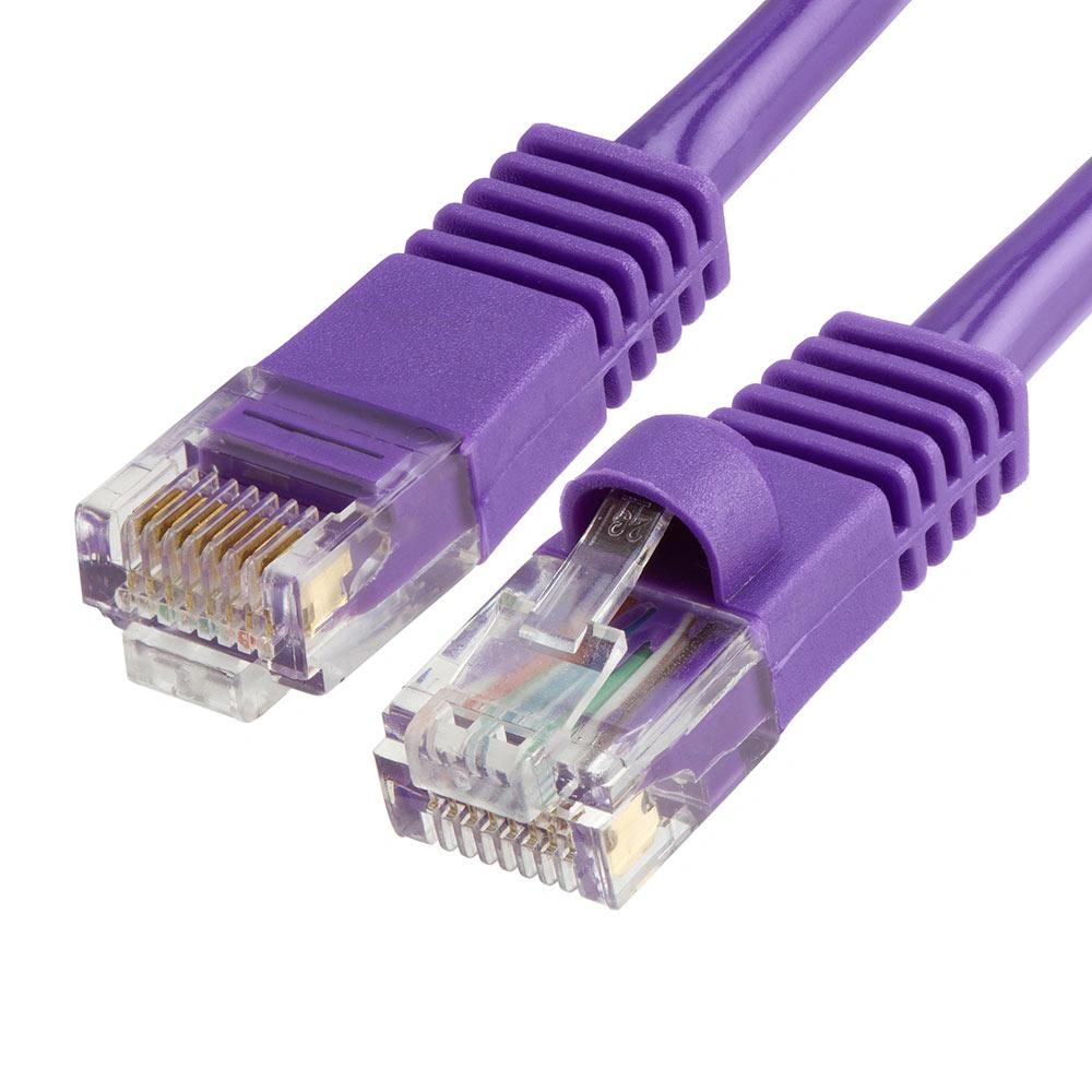 Патч-корд UTP Cablexpert PP12-3M/V кат.5e, 3м, литой, многожильный (фиолетовый) - фото 2