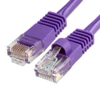 Патч-корд UTP Cablexpert PP12-3M/V кат.5e, 3м, литой, многожильный (фиолетовый)