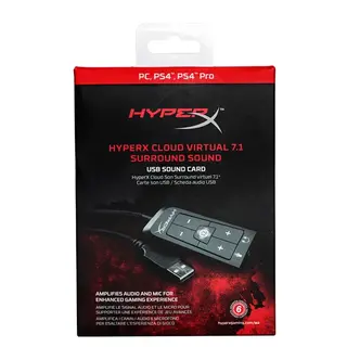 Звуковая карта для наушников HyperX Cloud 7.1 Virtual Surround Sound USB (HX-USCCPSS-BK)