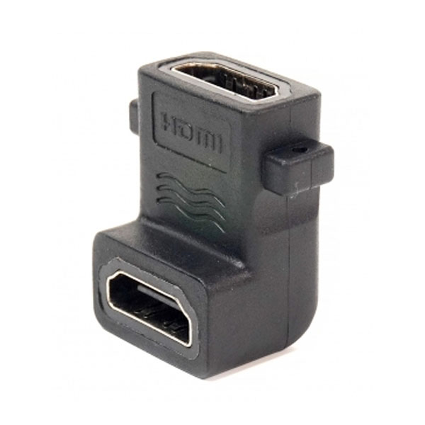 Переходник PowerPlant HDMI AF - HDMI AF, панельный угловой KD00AS1304