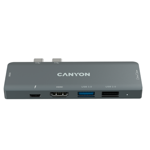 Canyon док станциясы 7-в-1: USB-C (CNS-TDS05B)