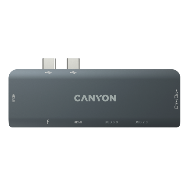Canyon док станциясы 7-в-1: USB-C (CNS-TDS05B)