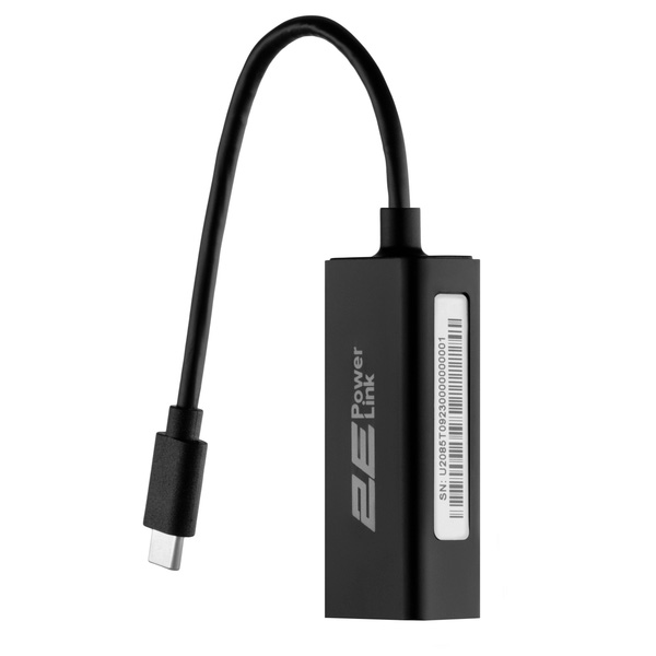 Сетевой адаптер 2E PowerLink U2085T 1xGE, USB Type-C - фото 3