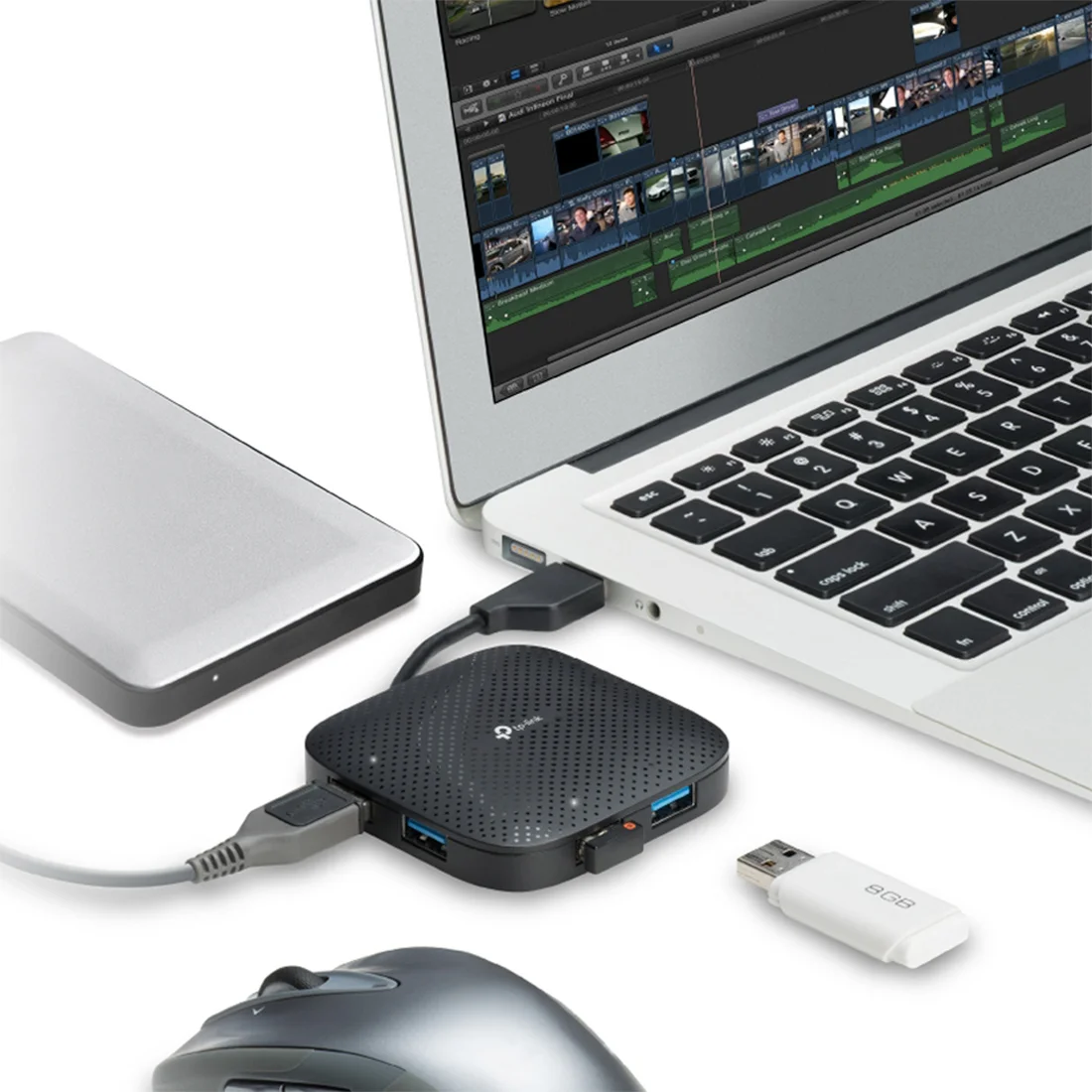 USB-концентратор TP-Link UH400  - фото 3