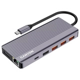 Док-станция Canyon DS-16 13in1 4k USB-C Grey - фото 7