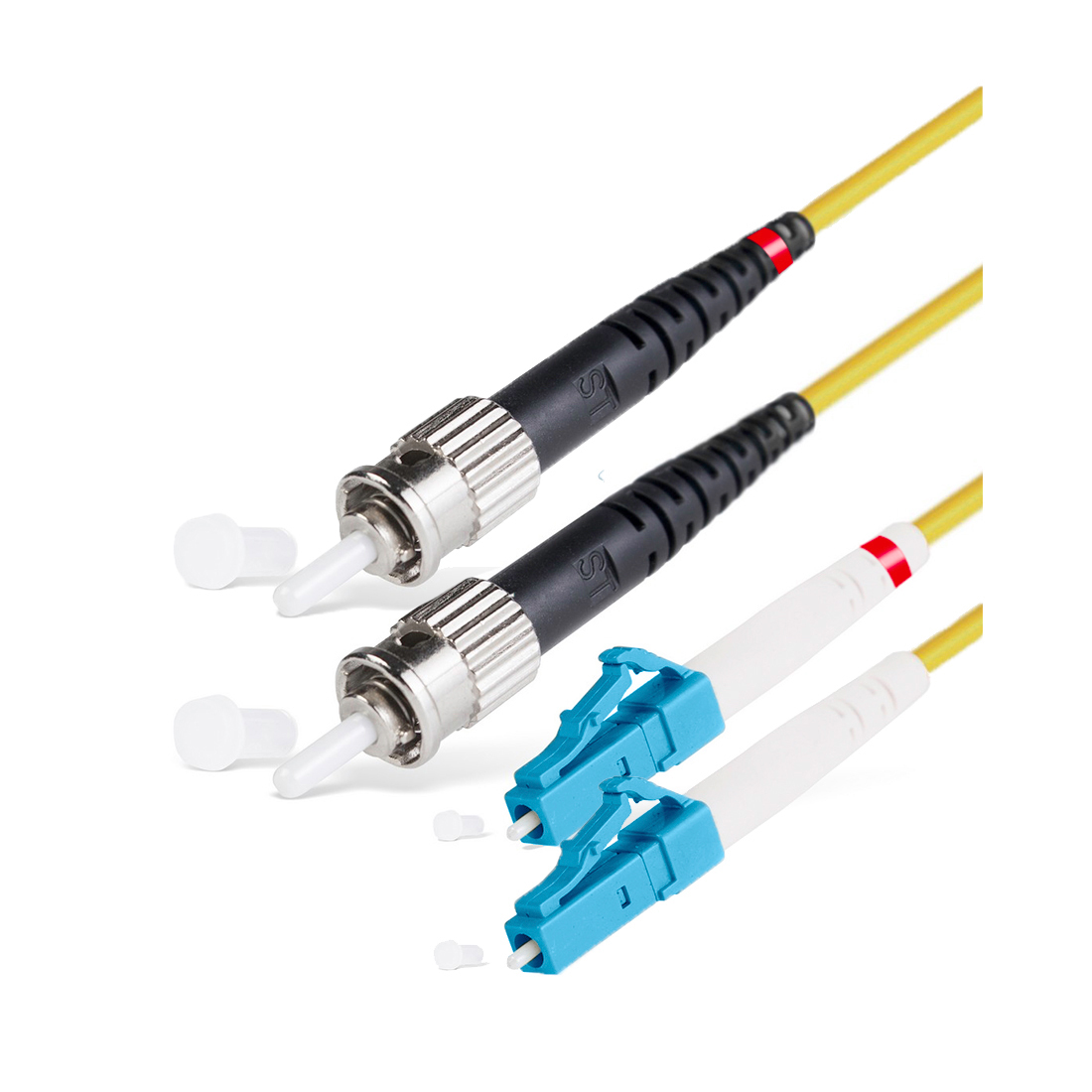 Патч Корд Оптоволоконный LC/UPC-ST/UPC SM 9/125 Duplex 3.0мм 1 м 