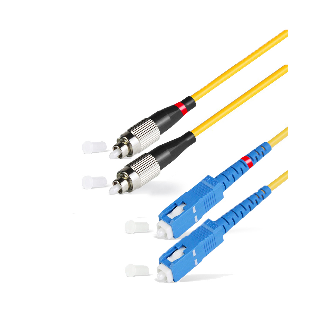 Патч Корд Оптоволоконный SС/UPC-FC/UPC SM 9/125 Duplex 3.0мм 1 м 