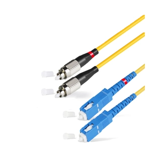 Патч Корд Оптоволоконный SС/UPC-FC/UPC SM 9/125 Duplex 3.0мм 1 м 