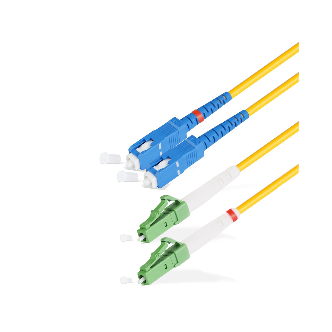 Патч Корд Оптоволоконный SC/UPC-LC/APC SM 9/125 Duplex 3.0мм 1 м 