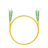 Патч Корд Оптоволоконный SC/APC-SC/APC SM 9/125 Duplex 3.0мм 1 м  - фото 3
