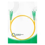 Патч Корд Оптоволоконный SC/APC-SC/APC SM 9/125 Duplex 3.0мм 1 м  - фото 2