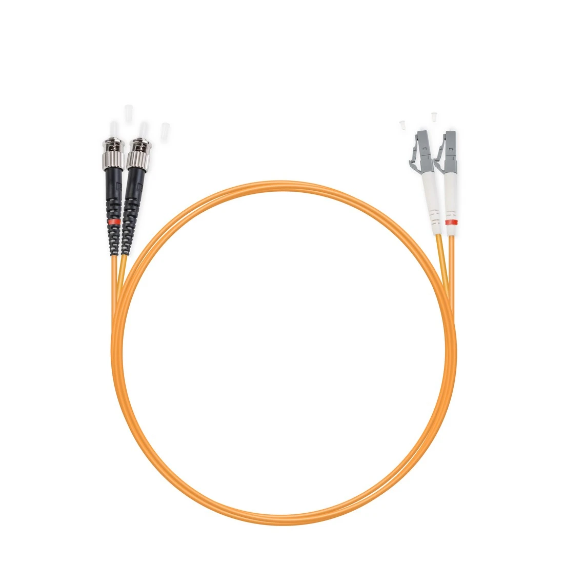 Патч Корд Оптоволоконный LC/UPC-ST/UPC MM OM1 62.5/125 Duplex 3.0мм 1 м  - фото 2