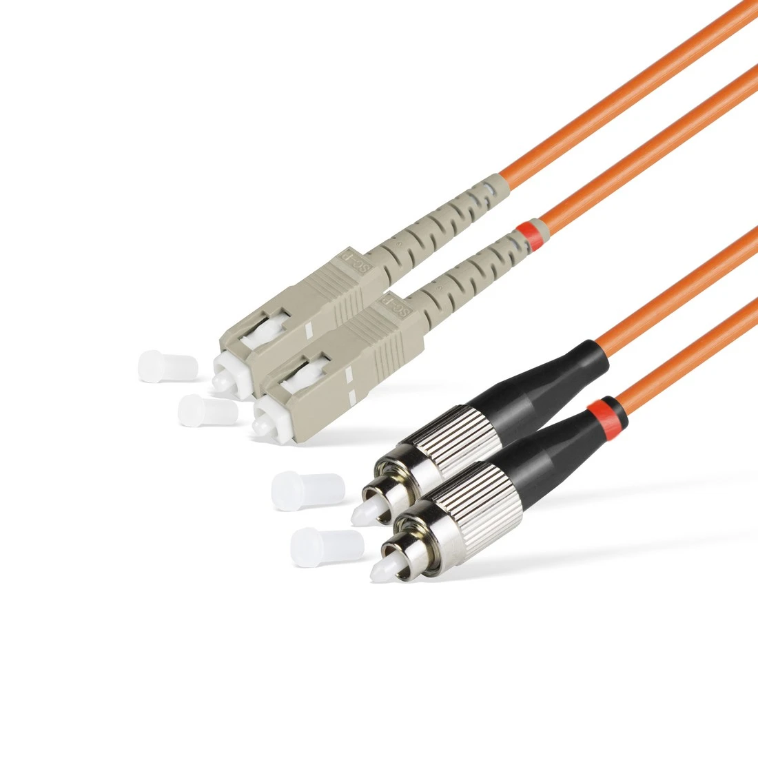 Патч Корд Оптоволоконный SC/UPC-FC/UPC MM OM1 62.5/125 Duplex 3.0мм 1 м 