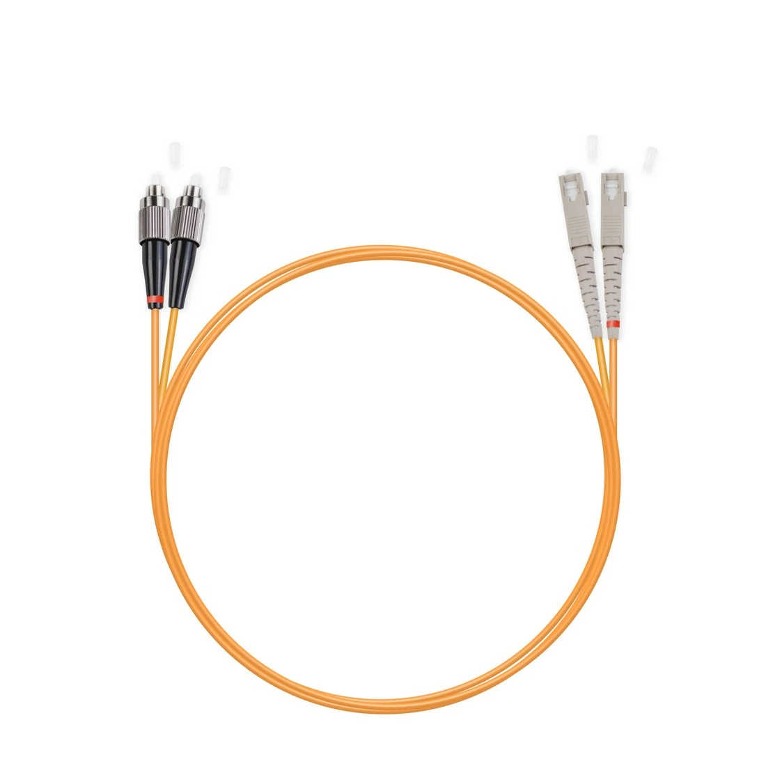 Патч Корд Оптоволоконный SC/UPC-FC/UPC MM OM1 62.5/125 Duplex 3.0мм 1 м  - фото 2