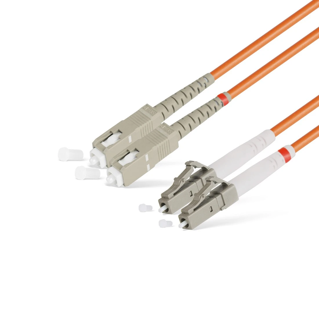 Патч Корд Оптоволоконный SC/UPC-LC/UPC MM OM1 62.5/125 Duplex 3.0мм 1 м 