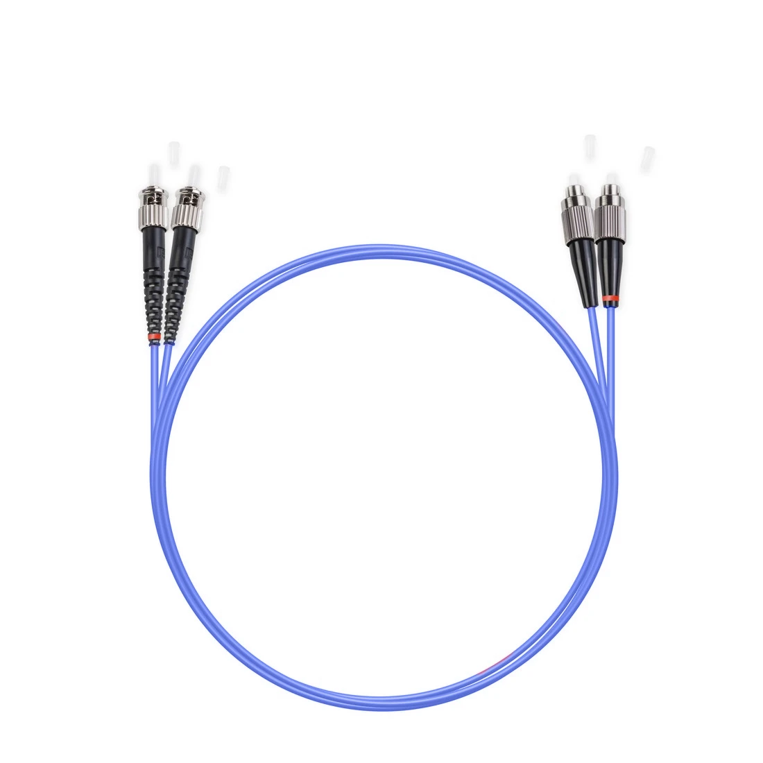 Патч Корд Оптоволоконный FC/UPC-ST/UPC MM OM4 50/125 Duplex 3.0мм 1 м  - фото 2
