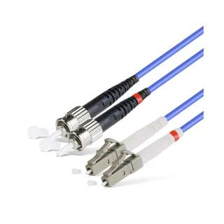 Патч Корд Оптоволоконный LC/UPC-ST/UPC MM OM4 50/125 Duplex 3.0мм 1 м 