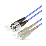 Патч Корд Оптоволоконный SC/UPC-FC/UPC MM OM4 50/125 Duplex 3.0мм 1 м 