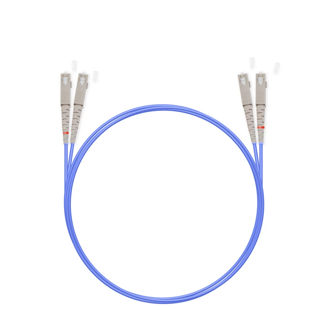 Патч Корд Оптоволоконный SC/UPC-SC/UPC MM OM4 50/125 Duplex 3.0мм 1 м  - фото 2