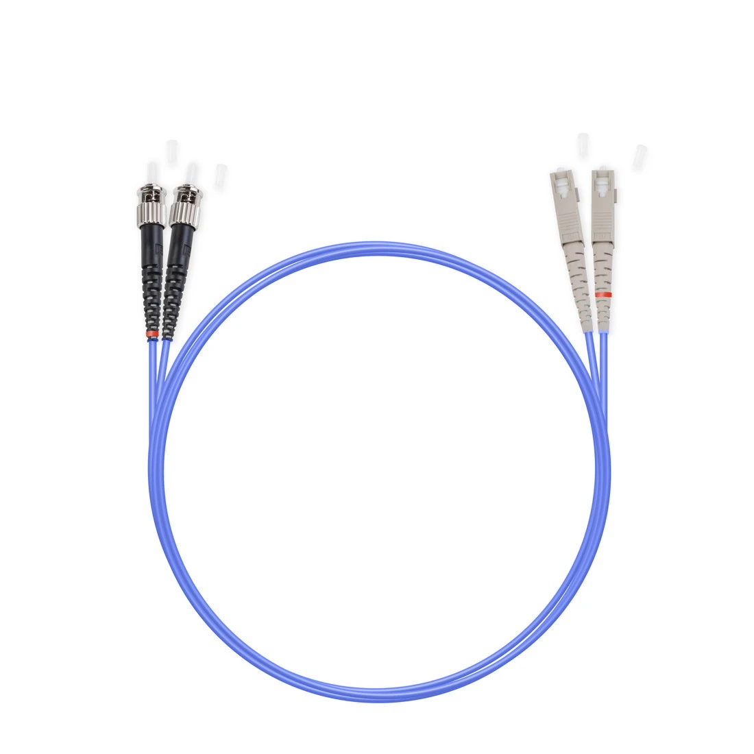 Патч Корд Оптоволоконный SC/UPC-ST/UPC MM OM4 50/125 Duplex 3.0мм 1 м  - фото 3