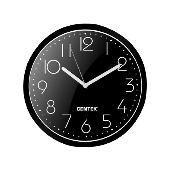 Часы настенные Centek CT-7105 Black