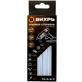 Клеевой стержень Вихрь 7х100мм