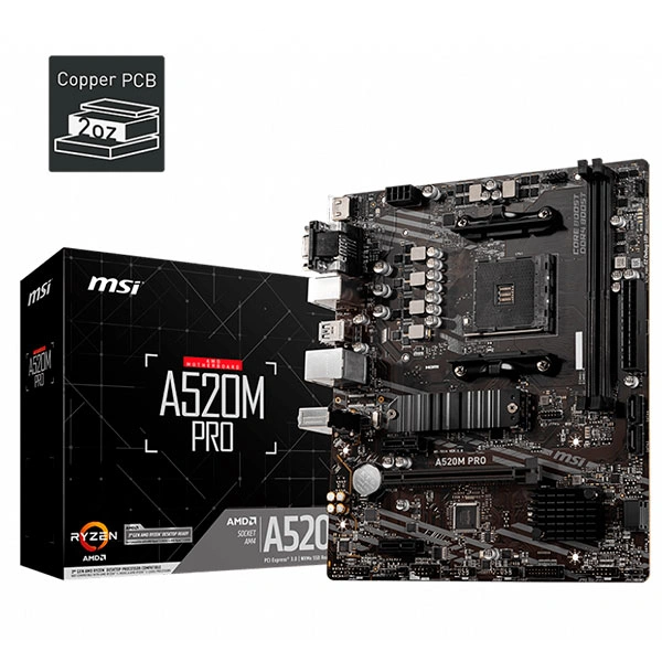 Материнская плата MSI A520M Pro - фото 2