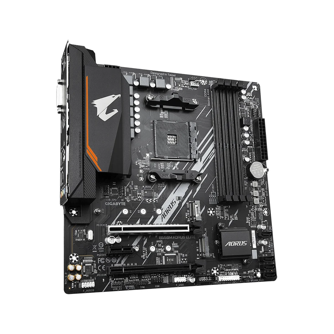 Материнская плата Gigabyte B550M AORUS ELITE  - фото 3