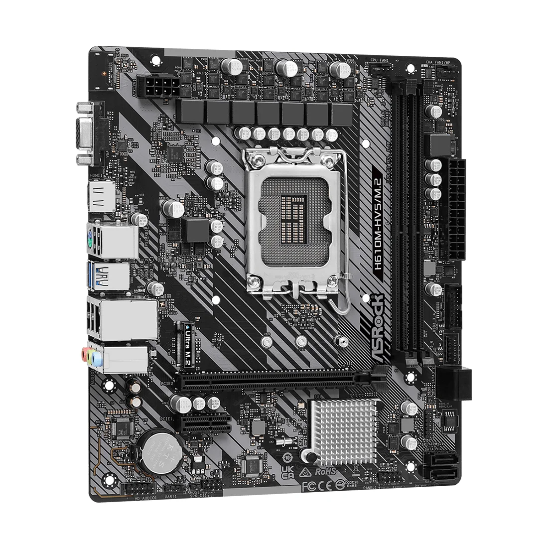 Материнская плата ASRock H610M-HVS/M.2 R2.0  - фото 3