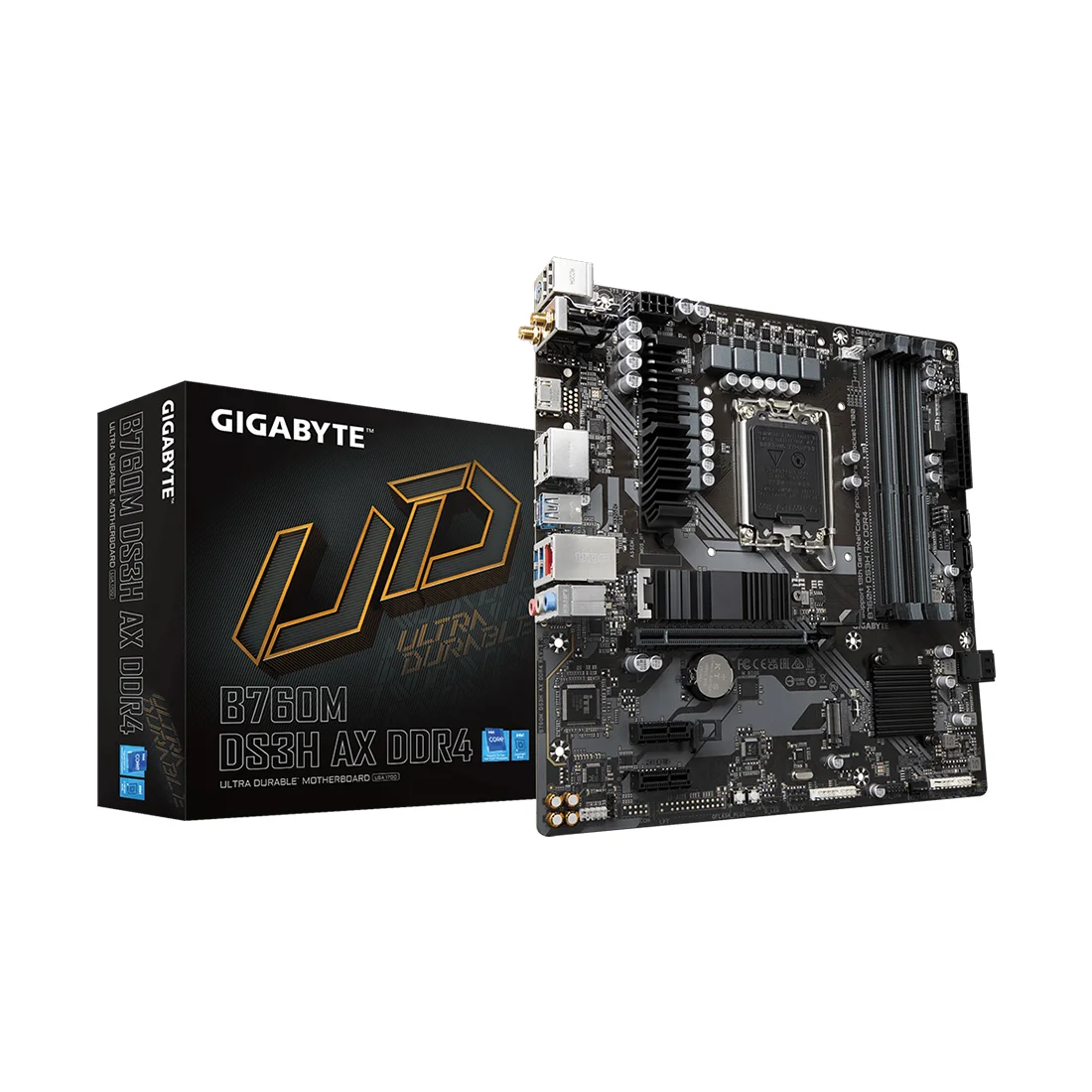 Материнская плата Gigabyte B760M DS3H AX DDR4 