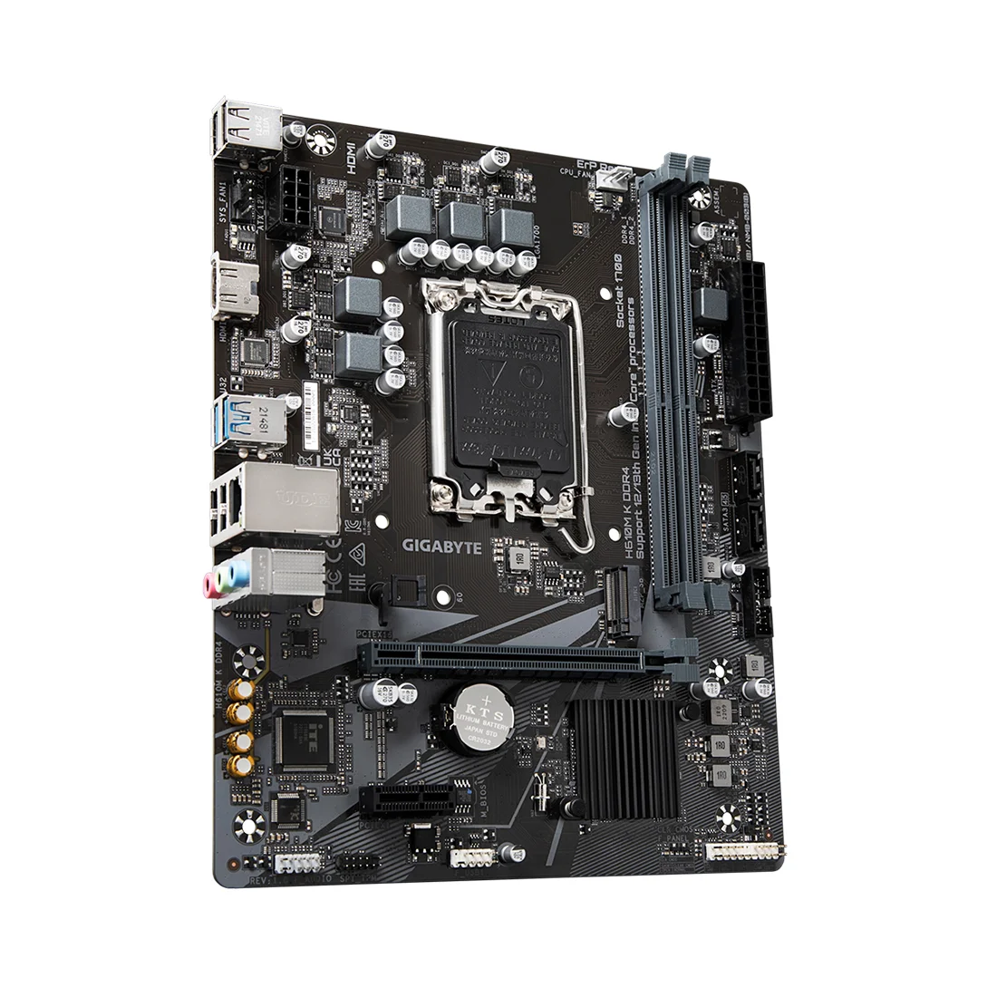 Материнская плата Gigabyte H610M K DDR4  - фото 5