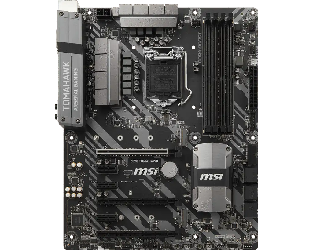 MSI жүйелік тақта Z370 Tomahawk