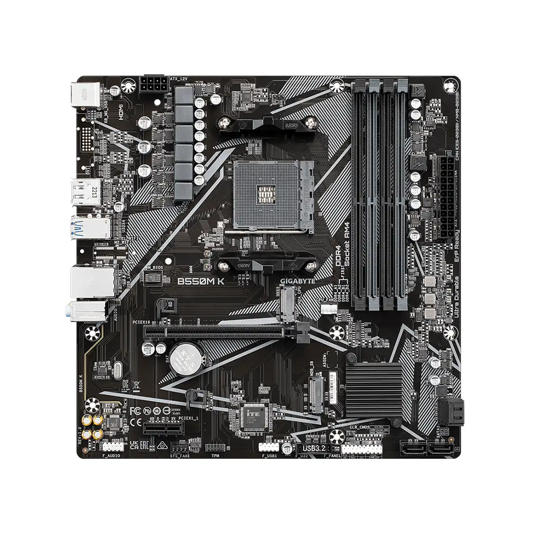 Материнская плата Gigabyte B550M K  - фото 3