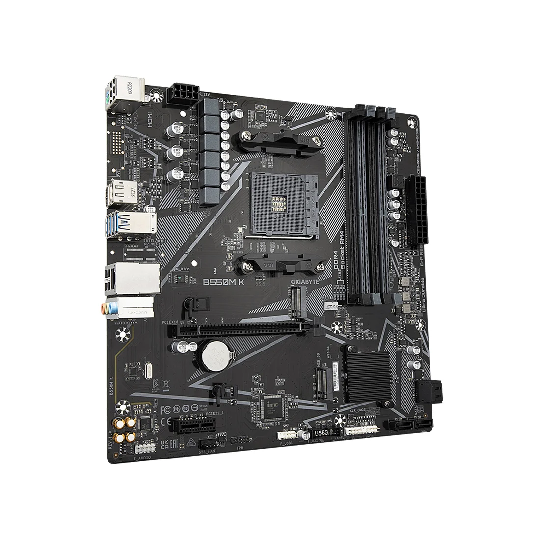 Материнская плата Gigabyte B550M K  - фото 4