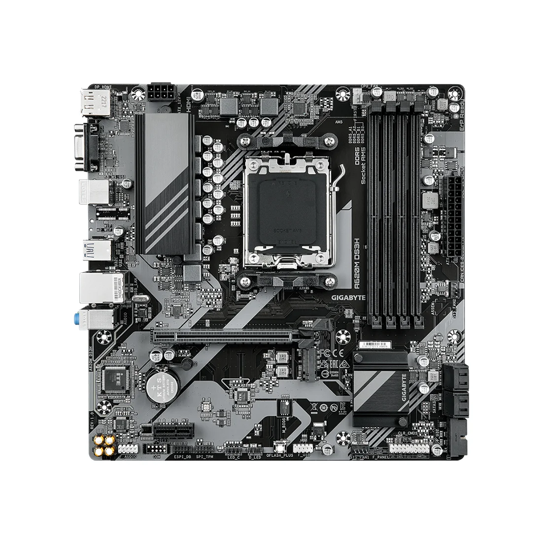 Материнская плата Gigabyte A620M DS3H  - фото 3